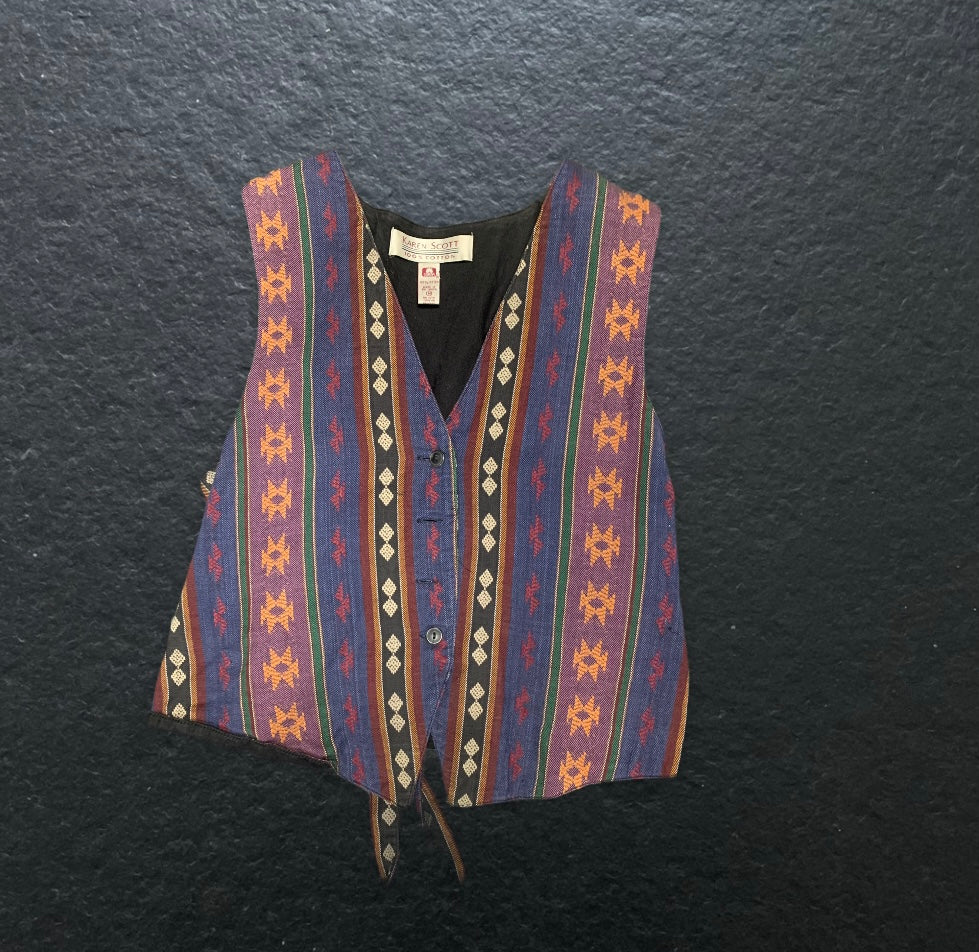 {Unisex} Vintage Aztec Vest