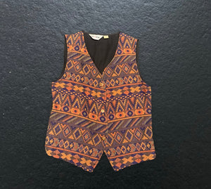 {Unisex} Vintage Aztec Vest