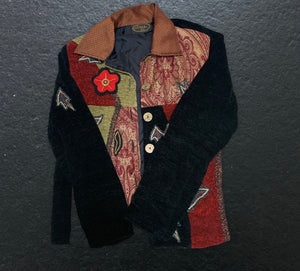 Vintage Floral Accent Jacket